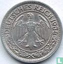 Duitse Rijk 50 reichspfennig 1936 (A) - Afbeelding 1