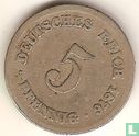 German Empire 5 pfennig 1876 (C) - Image 1