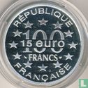 Frankrijk 100 francs / 15 euro 1997 (PROOF) "St. Nicholas's Cathedral in Helsinki" - Afbeelding 2