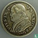 États pontificaux 10 soldi 1868 (type 2) - Image 2