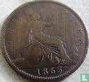 Verenigd koninkrijk 1 penny 1865 - Afbeelding 1