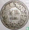 Zwitserland ½ franc 1894 - Afbeelding 1