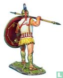 Hoplite grec avec bouclier serpent et armure toile - Image 3