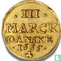 Denmark 3 marck 1665 - Image 1