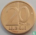 Belgique 20 francs 1999 (FRA) - Image 1