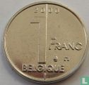 Belgium 1 franc 2000 (FRA) - Image 1