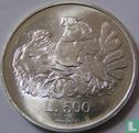 San Marino 500 lire 1974 "Pigeons" - Afbeelding 2