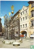Praha, Male namesti (Little Square), Fountain dating from 1560 - Afbeelding 1