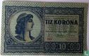 Hungary 10 Korona 1919 (P37) - Image 1