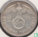 Empire allemand 2 reichsmark 1938 (F) - Image 1