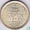 Netherlands 25 cents 1945 - Image 1