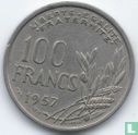 Frankrijk 100 francs 1957 (met B) - Afbeelding 1