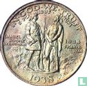 Verenigde Staten ½ dollar 1938 (zonder letter) "Bicentennial Birth of Daniel Boone" - Afbeelding 1