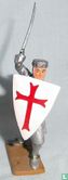 Croix de chevalier avec épée et bouclier - Image 1