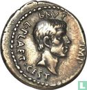 AR denier, 44-42 av. J.-C., l'Empire romain, Marcus Junius Brutus, mobile nord de la Grèce, la menthe 42 av. J.-C. - Image 1