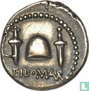 Römisches Reich, AR-Denar, 44-42 v. Chr., Marcus Junius Brutus, mobile Minze Nordgriechenland, 42 v. Chr. - Bild 2