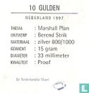Netherlands 10 gulden 1997 (PROOF) "50th anniversary Marshall Plan" - Image 3