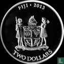 Fidji 2 dollars 2013 (non coloré) "Taku turtle" - Image 1