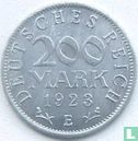 German Empire 200 mark 1923 (E) - Image 1