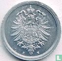 Empire allemand 1 pfennig 1917 (E) - Image 2