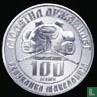 Mazedonien 100 Denars 2003 (PROOF - zilver) "100 years  of Ilinden" - Bild 2