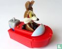 Coyote in boat - Image 1