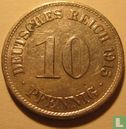 Duitse Rijk 10 pfennig 1915 (F) - Afbeelding 1