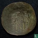 Byzantijnse Rijk, Alexius III Angelus Comnenus Aspron Trachy van AE 1195-1203 n. Chr. - Afbeelding 2