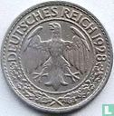 German Empire 50 reichspfennig 1928 (A) - Image 1