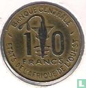 West African States 10 francs 1978 - Image 2