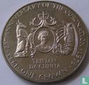 Tristan da Cunha 1 Crown 1978 (Kupfer-Nickel) "25th anniversary Coronation of Queen Elizabeth II" - Bild 2