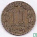 Äquatorialafrikanische Staaten 10 Franc 1962 - Bild 2