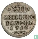 Danemark 12 skilling 1716 - Image 1