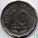 Argentinië 10 pesos 1966 "150th anniversary Declaration of Independence" - Afbeelding 2