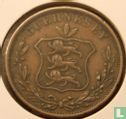 Guernsey 8 doubles 1858 - Afbeelding 2