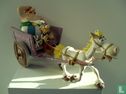 Astérix et Obélix en cheval et wagwn - Image 1
