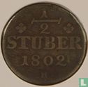 Berg ½ stuber 1802 - Image 1