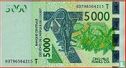 5000 Francs - Afbeelding 1