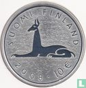 Finland 10 euro 2008 (PROOF) "100th anniversary Birth of Mika Waltari" - Afbeelding 1