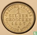 Pruisen 1 silbergroschen 1857 - Afbeelding 1