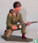 Soldier with flamethrower