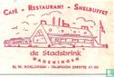 Café - Restaurant - Snelbuffet de Stadsbrink - Afbeelding 1