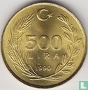 Turquie 500 lira 1990 (type 1) - Image 1