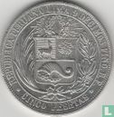 Peru 5 pesetas 1880 (B) - Image 2