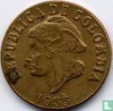 Colombia 2 centavos 1955 (zonder muntteken) - Afbeelding 1