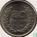 Colombie 20 centavos 1969 (type 2) - Image 2