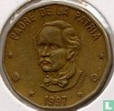 République dominicaine 1 peso 1997 (frappe médaille) - Image 1
