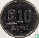 Ecuador 10 sucres 1991 - Afbeelding 2