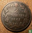 Italië 2 centesimi 1861 (M) - Afbeelding 1