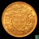 Switzerland 20 francs 1898 - Image 1